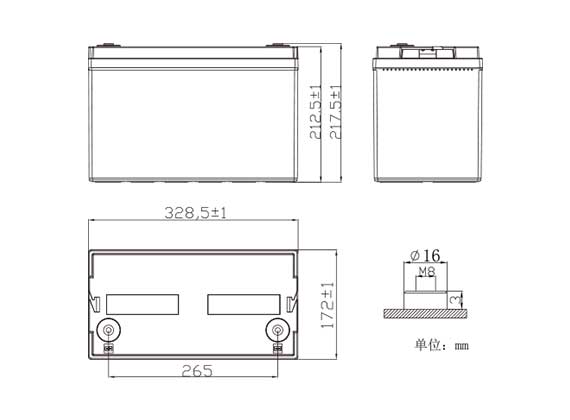 SafeGuard12BH400产品外观尺寸图